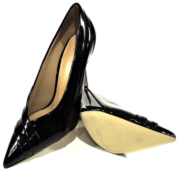 ALESSANDRO DI MARIA Black Patent Leather PAMPS - Picture 8 of 8